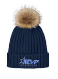 MVP Faux Fur Pom Beanie