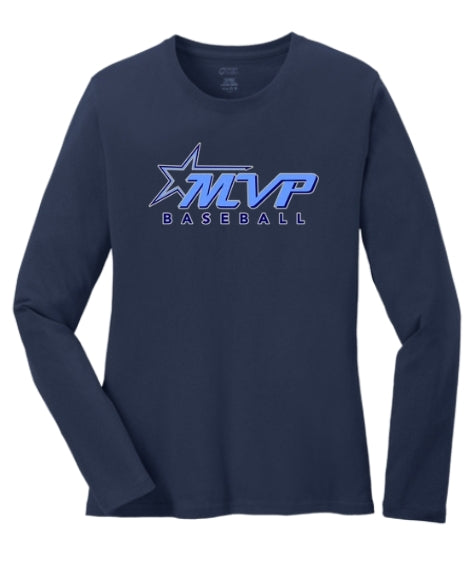 MVP Women's Long Sleeve Core Cotton Tee