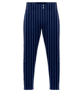 Navy Blue Pinstripe Pants